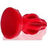 Airhole Medium Finned Buttplug - Rood