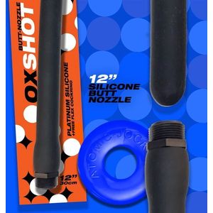 Oxballs Oxshot Butt-Nozzle Shower Hose + Flexible Penisring 15 cm