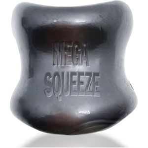 Oxballs - Mega Squeeze - Rekbare Ballstretcher van TPR - Steel/Zilver