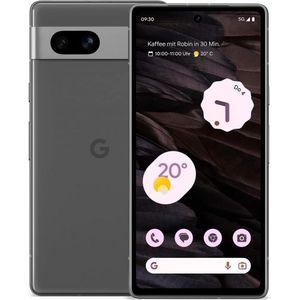Google Pixel 7a Schwarz | Smartphone | 128 GB ROM | 6,1 Zoll | 64 MP Rückkamera | 13 MP Frontkamera | OLED Display | 8 GB RAM Arbeitsspeicher