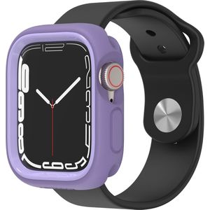 Watch Bumper OtterBox voor Apple Watch Series 9/8/7-41 mm, schokbestendig, valbestendig, dunne hoes en bescherming voor Apple Watch, beschermt het scherm en de randen, paars