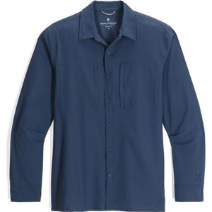 Royal Robbins - Expedition III LS - Outdoorblouse - Blauw - 100% Gerecycled Polyester