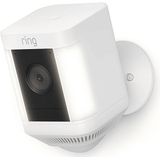 Ring Beveiligingscamera Spotlight Cam Plus - Op Batterij - 1080p Hd-video - Wit