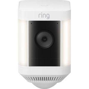 Ring Spotlight Cam Plus Battery van Amazon | 1080p HD-video, tweerichtingsspraak, nachtzicht in kleur, LED-schijnwerpers, doe-het-zelf-installatie