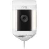 Ring Beveiligingscamera Spotlight Cam - Plus Plug-in - 1080p Hd-video - Wit