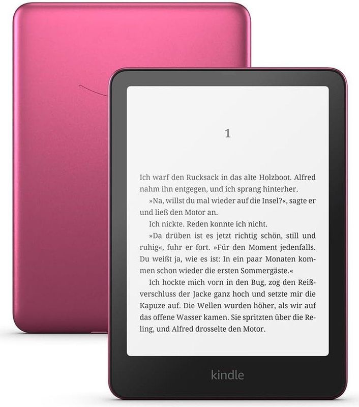 Amazon Kindle Paperwhite Signature Edition e book reader Touchscreen 32 GB Wifi Zwart, Roze