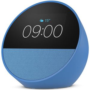 Amazon Echo Spot (2024) m. Uhr blau