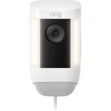 Ring Beveiligingscamera Spotlight Cam Pro - Plug-in - 1080p Hd-video - Wit