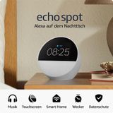 Amazon - Echo Spot - Bluetooth-luidspreker - Zwart - Kunststof