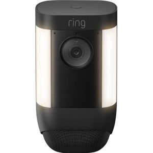 Maak kennis met de Ring Spotlight Cam Pro Battery van Amazon | 1080p HD-video met HDR, 3D-bewegingsdetectie, vogelperspectief, LED-schijnwerpers, doe-het-zelf-installatie