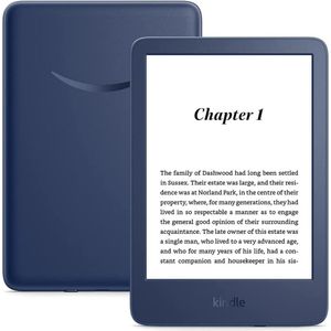Amazon Kindle Touch 2022 (6"", 16 GB, Denim), eReader, Blauw
