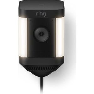 Ring Spotlight Cam Plus Plug in Beveiligingscamera Zwart