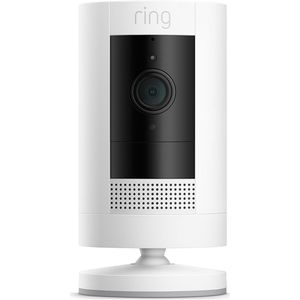 Ring Stick Up Cam Batterij - Beveiligingscamera - Draadloos - Wit