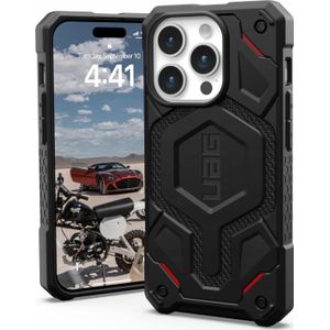 UAG Monarch Pro Backcover voor de Apple iPhone 15 Pro - Kevlar Black