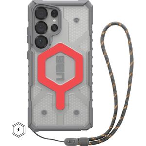 UAG Pathfinder Backcover MagSafe met koord voor de Samsung Galaxy S25 Ultra - Clear / Lava