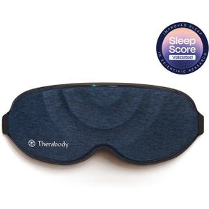 Therabody SleepMask - 100% Verduistering, Zachte Massagevibratie & Ultiem Comfort Voor Een Herstellende Nachtrust - Slaapmasker