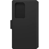 OtterBox Strada Via-hoesje voor Samsung Galaxy S23 Ultra, schokbestendig, valbestendig, slank, zacht aanvoelend, beschermend foliohoesje met kaarthouder, 2x getest volgens militaire standaard, zwart