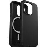 OtterBox Symmetry for MagSafe-hoesje voor iPhone 15 Pro, schokbestendig, valbestendig, dun beschermhoesje, 3x getest op militaire kwaliteit, zwart, per stuk
