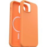 OtterBox Symmetry voor MagSafe beschermhoes voor iPhone 15 / iPhone 14 / iPhone 13, schokbestendig, valbescherming, dunne beschermhoes, ondersteunt 3 x meer vallen dan militaire standaard, oranje