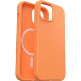 OtterBox Symmetry voor MagSafe-hoesje voor iPhone 15 / iPhone 14 / iPhone 13, schokbestendig, valbestendig, dun beschermend hoesje, 3x getest volgens militaire standaard, Antimicrobieel, Oranje