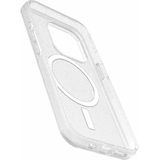 OtterBox Symmetry Clear Beschermhoes voor iPhone 15 Pro, schokbestendig, valbescherming, dun, ondersteunt 3 x meer vallen dan militaire standaard, Stardust