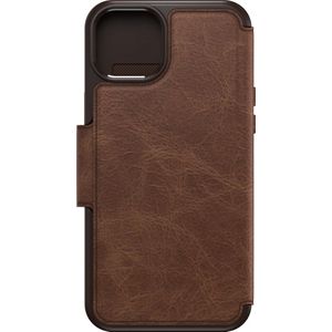 OtterBox Strada Bookcase MagSafe voor de Apple iPhone 15 Plus - Bruin