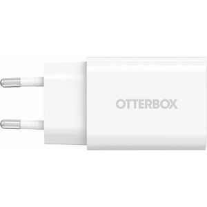 OtterBox Standard EU 30W USB-C PD-wandoplader, Snelle oplader voor smartphone en tablet, getest op vallen, robuust, ultraduurzaam, Wit