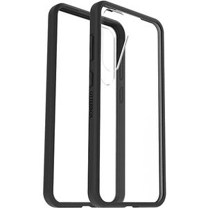 Coque OtterBox React Series pour Samsung Galaxy S25+, Antichoc, anti-chute, ultra-mince, protection fine, testé selon les normes militaires, Transparent/Noir