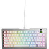 Glorious Gaming GMMK 3 PRO 75% Prebuilt toetsenbord Gamen USB QWERTY Amerikaans Engels Zilver