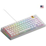 Glorious Gaming GMMK 3 HE 75% Prebuilt toetsenbord Gamen USB QWERTY Amerikaans Engels Wit
