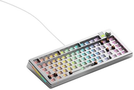 Glorious Gaming GMMK 3 PRO 75% Barebones toetsenbord Thuis USB Nee Zilver