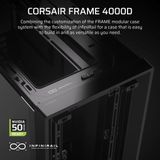 Corsair - 4000D - Mid-Tower PC Behuizing - Zwart - Modular High Airflow