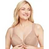 Glamorise - Plunge-beha - Huidskleur - 95D - Wonderwire-design