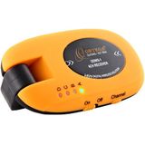 Ortega Guitars Digital Wireless System – oplaadbare accessoires voor gitaar – zwart, oranje (ODWS-1)