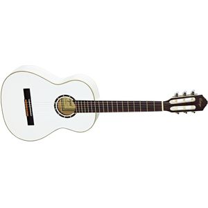 Ortega R121 3/4 WH wit, incl. Bag - 3/4 Klassieke gitaar