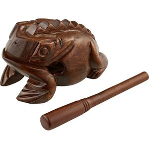 Meinl Percussion FROG-L houten schroefboor, groot, bruin