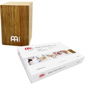 Meinl Percussion MYO Cajon bouwpakket - instrument/trommel voor kinderen en volwassenen incl. snaartapijt - trommelkist (drumbox) ideaal voor scholen en kleuterschool - Ovangkol frontpaneel (MYO-CAJ-OV)
