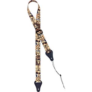 Ortega OUS-GRFL ukelelriem van nylon, Maya