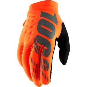 100% handschoenen BRISKER Glove fluo oranje zwart roz. S (długość hand 181-187 mm) (NEW)