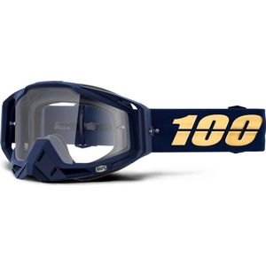 100% bril RACECRAFT BAKKEN (Szyba transparant Anti-Fog + 10 Zrywek) (NEW)