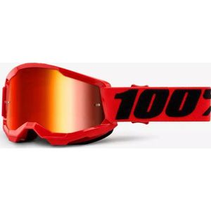 100% bril Strata 2 Junior rood