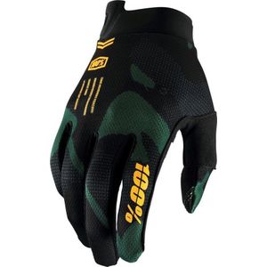 100% Kinder Handschuhe iTrack, Sentinel - Schwarz Grün, XL, HU-GLO-0053