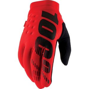 100  brisker red long gloves