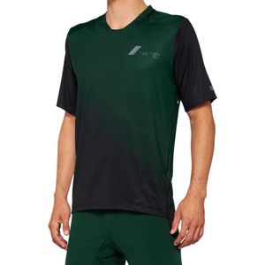 Celium Short Sleeve Jersey - Bosgroen Zwart