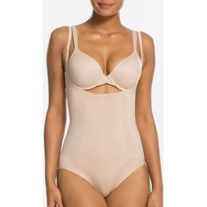 Spanx Dames Vormender Body - Beige (Soft Nude 000) - Verstelbare Bandjes