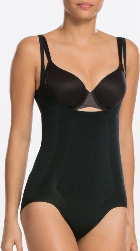 SPANX OnCore sterk corrigerende Open-Bust Panty body zwart