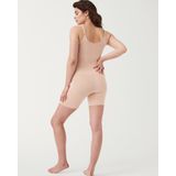 Oncore Open Bust Mid Tigh Bodysuit | Soft Nude
