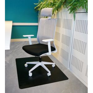 Vloerbeschermer PVC - Zwart - Harde vloer - 90x120cm