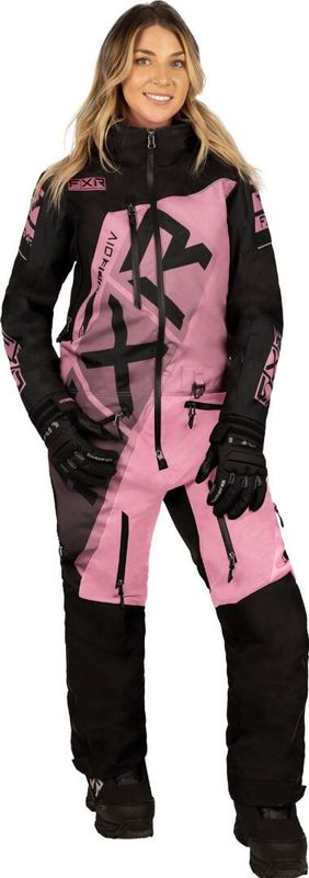 FXR CX F.A.S.T. Sneeuwpak Zwart-Stoffig Roze - Polyester - Dames