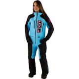 FXR - Recruit F.A.S.T. Sneeuwpak - Zwart-Houtskool-Fuchsia - Geïsoleerd